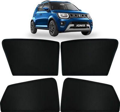 autoluxer Side Window Sun Shade For Maruti Suzuki Ignis(Black)