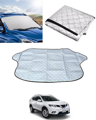 RKPSP Windshield Sun Shade For Nissan Universal For Car(Silver)