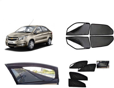RAKRISH COLLECTION Rear Window, Side Window Sun Shade For Chevrolet Sail(Black)