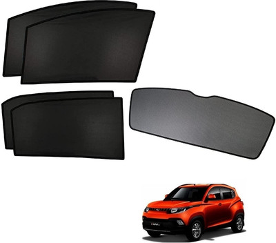 KOZDIKO Side Window, Rear Window Sun Shade For Mahindra KUV 100(Black)