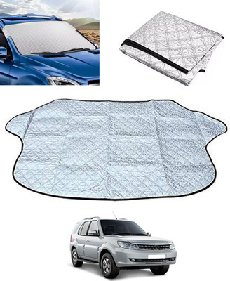 monolive Windshield Sun Shade For Tata Safari Storme(Silver)