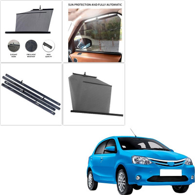 SS FOR YOUR SMART NEEDS Side Window Sun Shade For Toyota Etios Liva(Black)