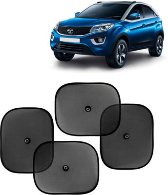 Kingsway Side Window, Rear Window, Windshield Sun Shade For Tata Nexon(Black)
