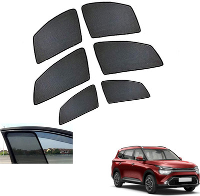 PEEPS STORE Side Window Sun Shade For Kia Carens(Black)