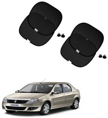 FKOK Side Window Sun Shade For Renault Logan(Black)