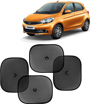 Kingsway Side Window, Rear Window, Windshield Sun Shade For Tata Tiago(Black)