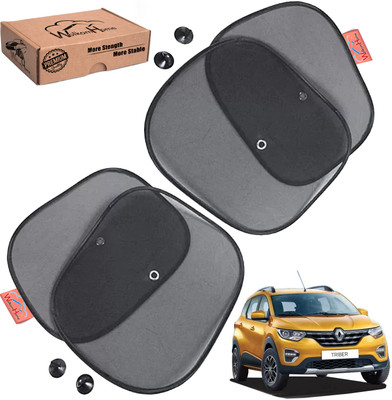 WolkomHome Side Window Sun Shade For Tata Tiago(Black)