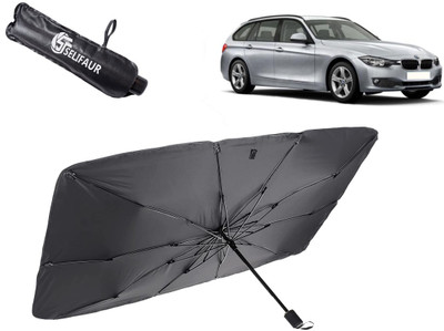 Selifaur Dashboard, Rear Window, Sun Roof, Windshield Sun Shade For BMW 320D(Black)