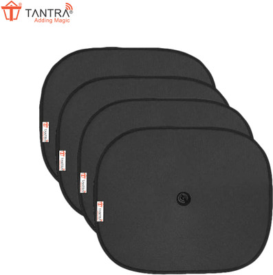TANTRA Side Window Sun Shade For Universal For Car Universal For Car(Black)