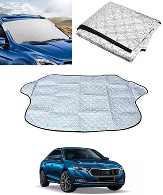 RKPSP Windshield Sun Shade For Skoda Octavia(Silver)