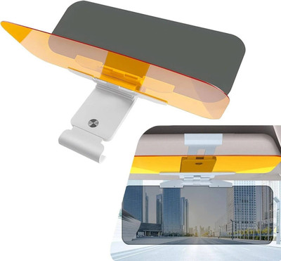 DAPEMPORIUM Windshield Sun Shade For Universal For Car Universal For Car(Yellow, Black)