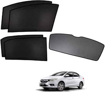 KOZDIKO Side Window, Rear Window Sun Shade For Honda City(Black)