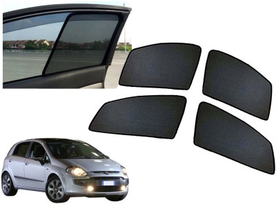 AUTO PEARL Side Window Sun Shade For Fiat Punto Evo(Black)