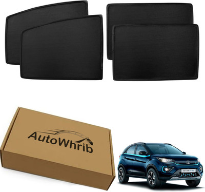 Autowhrib Side Window Sun Shade For Tata Nexon EV(Black)