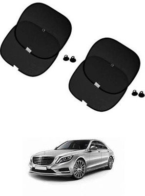 FKOK Side Window Sun Shade For Mercedes Benz Universal For Car(Black)