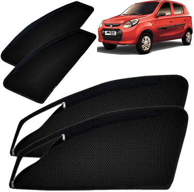 G ILIKA Rear Window, Side Window Sun Shade For Maruti Suzuki Alto 800(Black)
