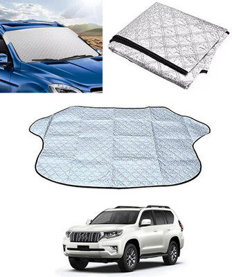 RKPSP Windshield Sun Shade For Toyota Land Cruiser Prado(Silver)