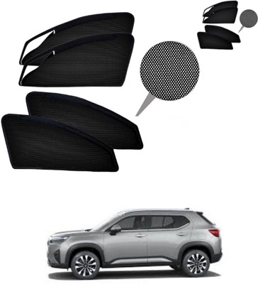 TOP VECHILE Rear Window, Side Window Sun Shade For Honda Elevate(Black)