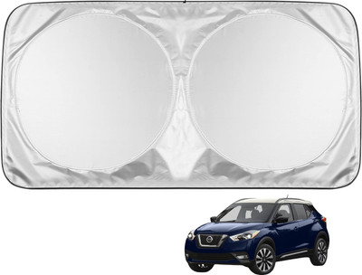 MOCKHE Windshield Sun Shade For Nissan Kicks(Silver)