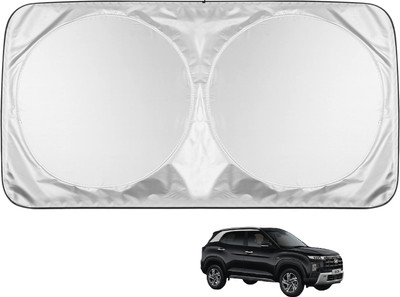 MOCKHE Windshield Sun Shade For Hyundai Creta(Silver)