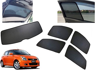 AUTO PEARL Side Window, Rear Window Sun Shade For Mahindra Swift(Black)