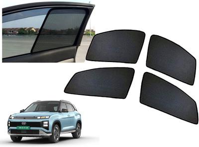 AUTO PEARL Side Window Sun Shade For Hyundai Creta(Black)