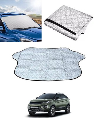 MATIES Windshield Sun Shade For Tata Nexon(Silver)