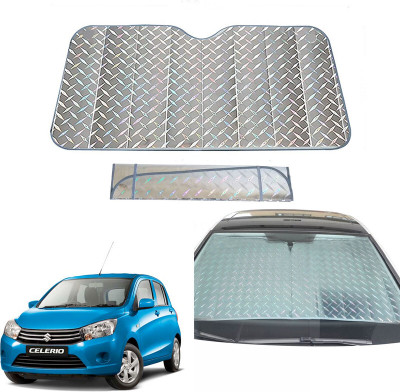 AUTO PEARL Dashboard, Windshield Sun Shade For Maruti Suzuki Celerio(Grey)