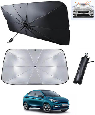 MATIES Windshield Sun Shade For Tata Tigor EV(Silver)