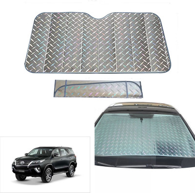 AUTO PEARL Dashboard, Windshield Sun Shade For Toyota Fortuner(Grey)