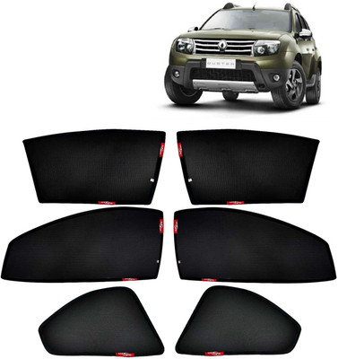 Kingsway Side Window, Rear Window Sun Shade For Renault Duster(Black)