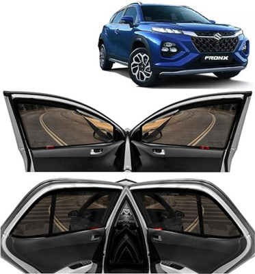 G ILIKA Side Window, Rear Window Sun Shade For Maruti Suzuki Fronx(Black)