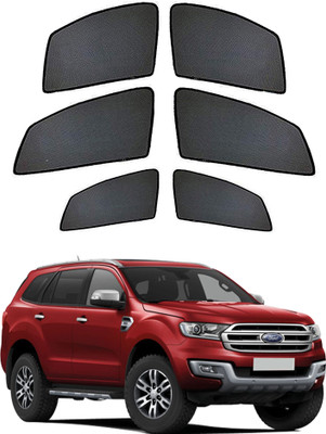 PEEPS STORE Side Window Sun Shade For Ford Endeavour(Black)