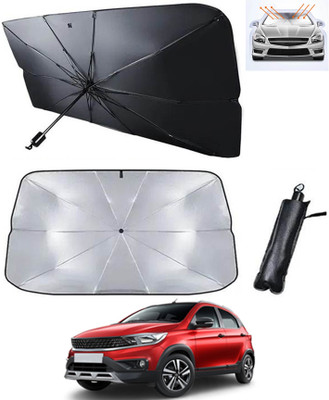 MATIES Windshield Sun Shade For Tata Universal For Car(Silver)