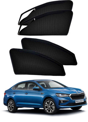 PEEPS STORE Side Window Sun Shade For Skoda(Black)