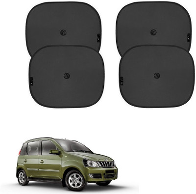SPREADX Side Window, Rear Window Sun Shade For Mahindra Quanto(Black)