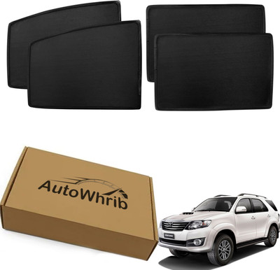 Autowhrib Side Window Sun Shade For Toyota Fortuner(Black)