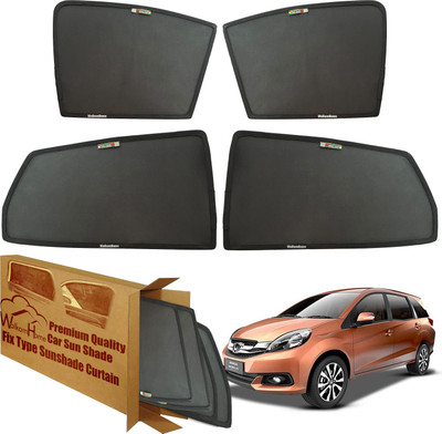 WolkomHome Side Window Sun Shade For Honda Mobilio(Black)