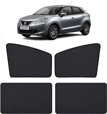 RAKRISH Rear Window, Side Window Sun Shade For Maruti Suzuki Baleno(Black)