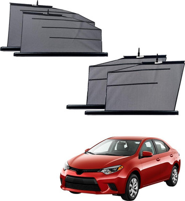 SS Zeeber Side Window Sun Shade For Toyota Corolla(Black)