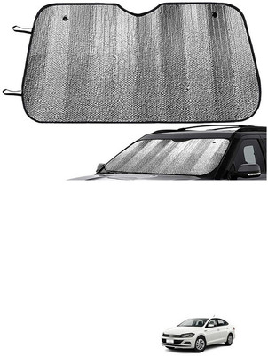 GONAMA Rear Window Sun Shade For Volkswagen Universal For Car(Silver)