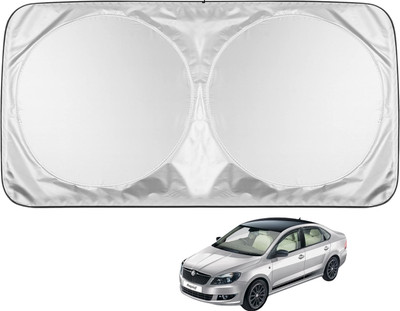 MOCKHE Windshield Sun Shade For Skoda Rapid(Silver)