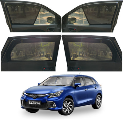 autoluxer Side Window Sun Shade For Toyota Glanza(Black)