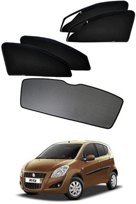 RAKRISH Rear Window, Side Window Sun Shade For Maruti Suzuki Ritz(Black)