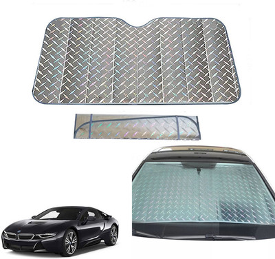 AUTO PEARL Dashboard, Windshield Sun Shade For BMW I8(Grey)