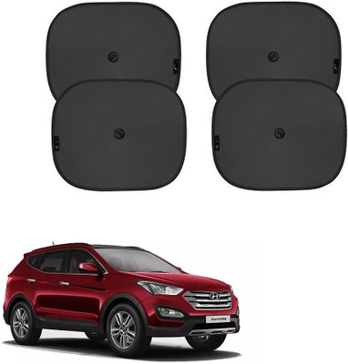 SPREADX Side Window, Rear Window Sun Shade For Hyundai SantaFe(Black)