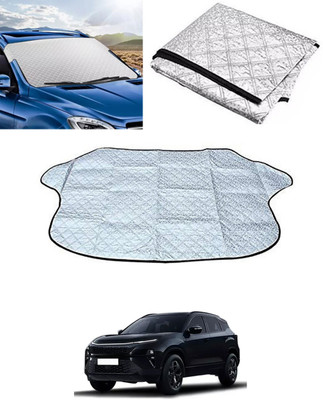 ABJD Windshield Sun Shade For Tata Harrier(Silver)