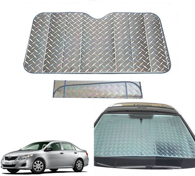AUTO PEARL Dashboard, Windshield Sun Shade For Toyota Corolla Altis(Grey)