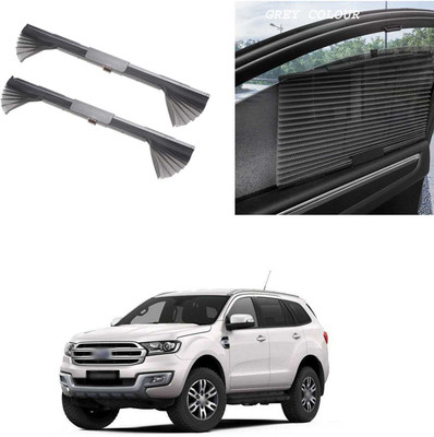 PRTEK Side Window Sun Shade For Ford Endeavour(Grey)