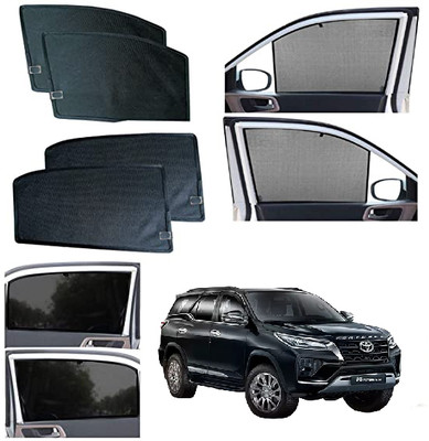 INSURE AUTOMOTIVE Side Window Sun Shade For Toyota Fortuner(Black)